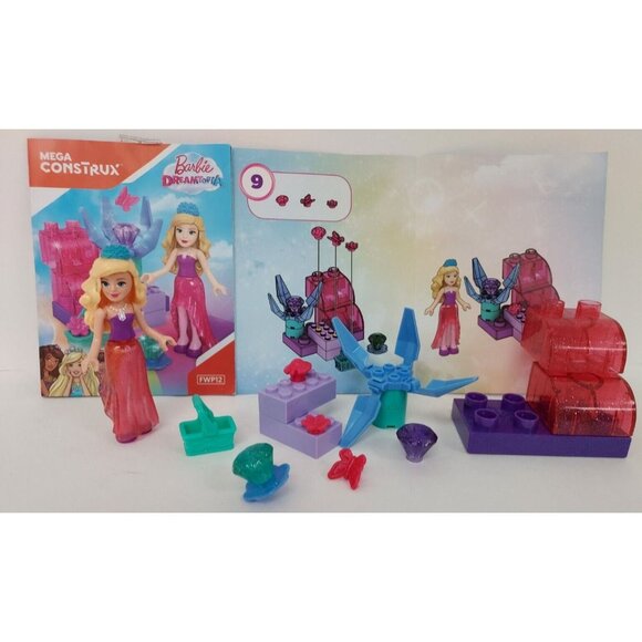 Mega Construx Barbie Dreamtopia Sparkling Waterfall Kit FWP12 - Picture 1 of 4
